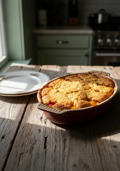 Easy Peach Cobbler Recipe with Canned Peaches