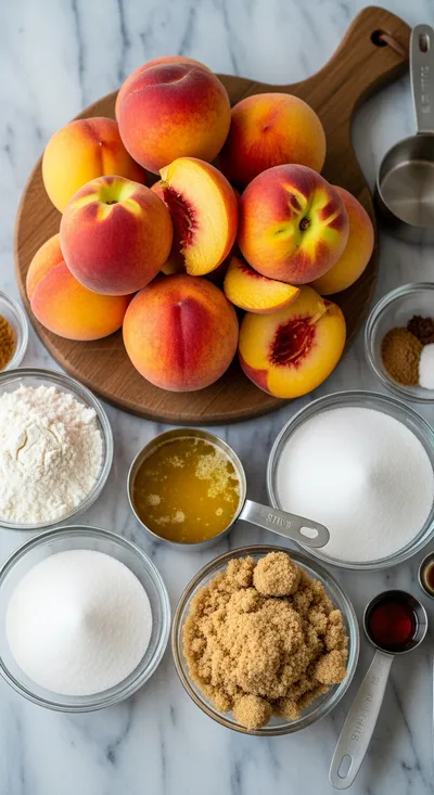 Peach Cobbler – Easy Farm Fresh Southern Dessert - cooking process