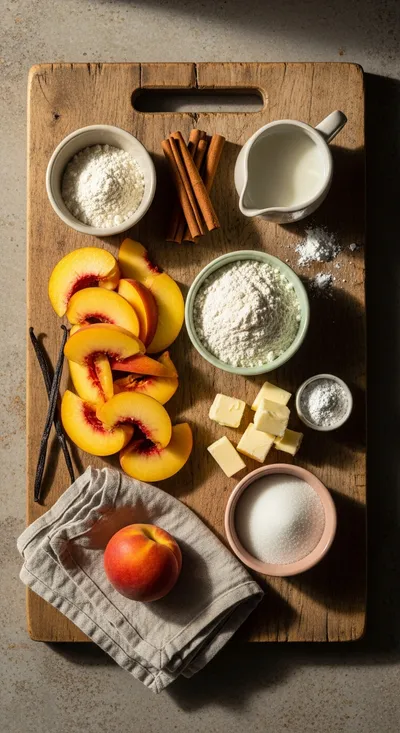 Peach Cobbler – Classic Southern Dessert - cooking process