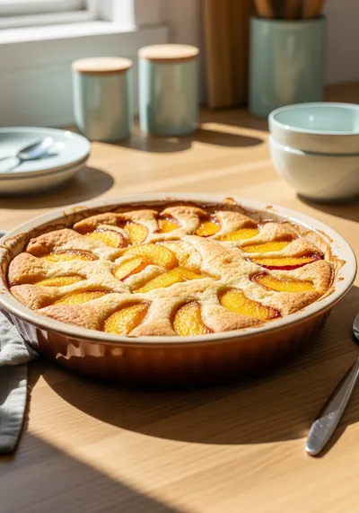 Peach Cobbler with Canned Peaches