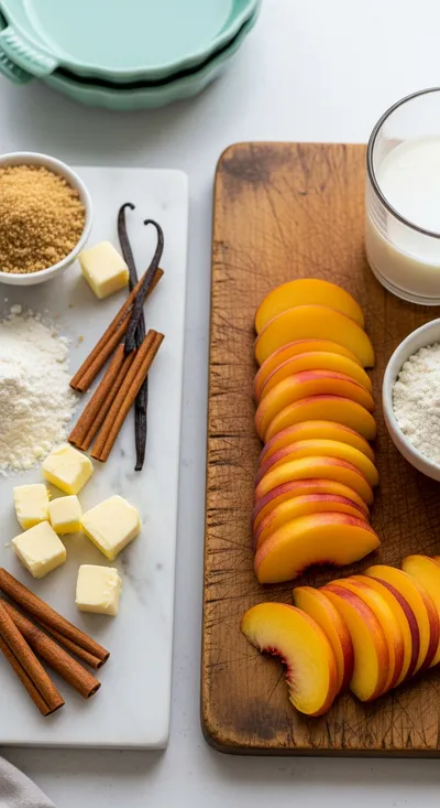 Peach Cobbler Recipe – Easy Homemade Dessert - cooking process
