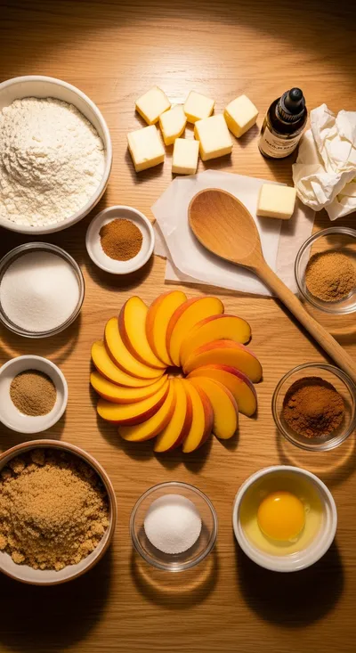 Easy Homemade Peach Cobbler Recipe - cooking process