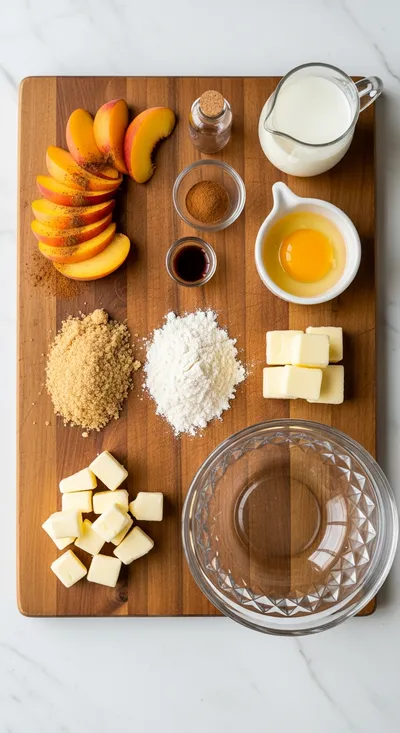 Easy Homemade Peach Cobbler - cooking process