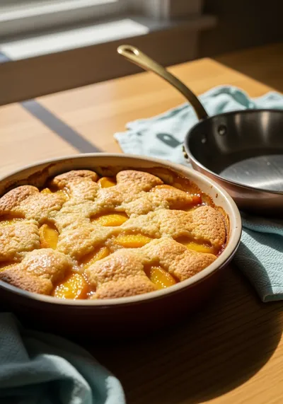 Fresh Peach Cobbler Recipe