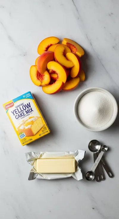Peach Cobbler: Easy 4‑Ingredient Dessert - cooking process