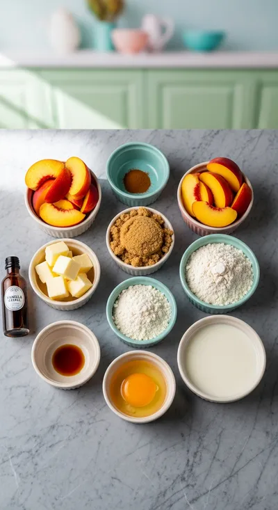 Classic Peach Cobbler Recipe - cooking process