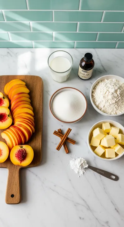 Peach Cobbler Recipe – Easy Summer Dessert - cooking process