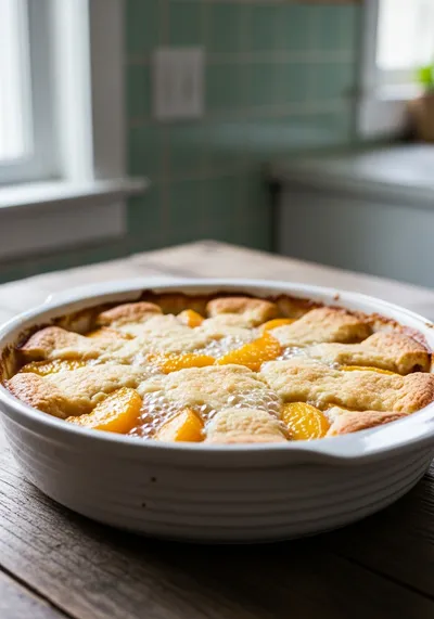 Fresh Peach Cobbler Recipe