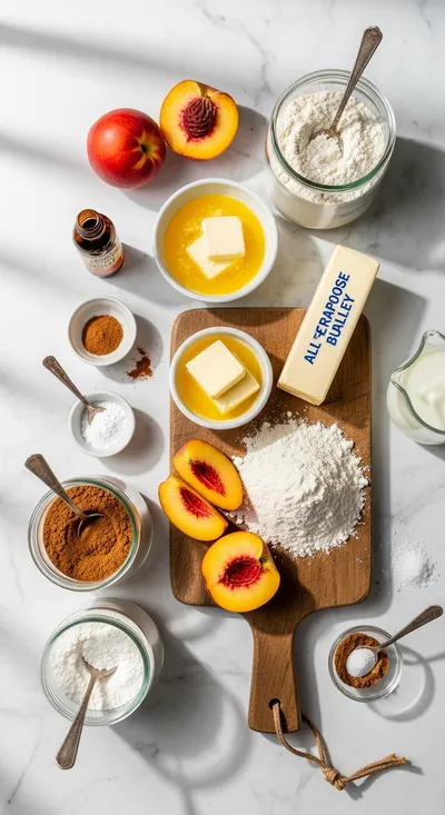 Easy Peach Cobbler – Simple Summer Dessert - cooking process