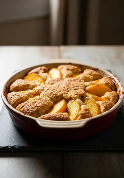 Easy Homemade Peach Cobbler
