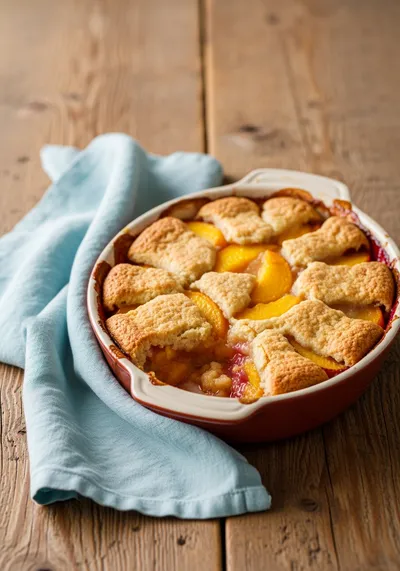 Easy Homemade Peach Cobbler