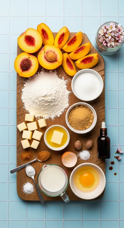 Fresh Peach Cobbler – Easy Homemade Southern Dessert - cooking process
