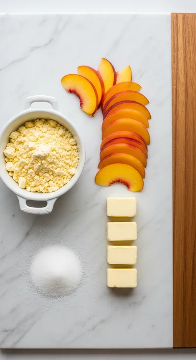 Peach Cobbler with Cake Mix – Easy 4‑Ingredient Dessert - cooking process