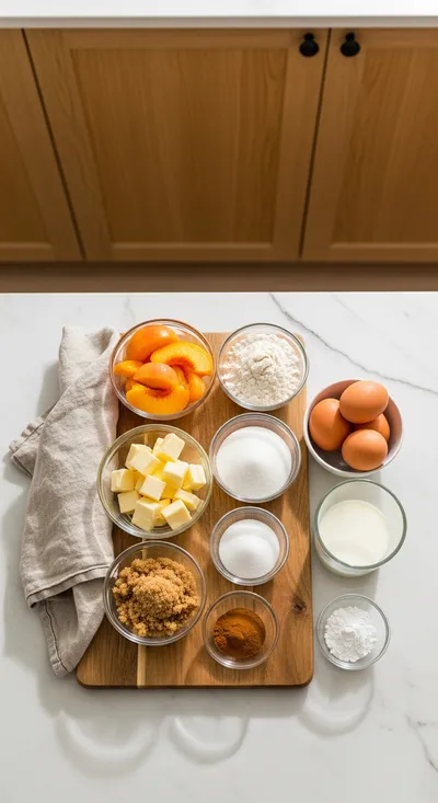 Fresh Peach Cobbler Recipe - cooking process