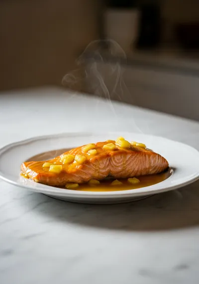 Pineapple Glazed Salmon