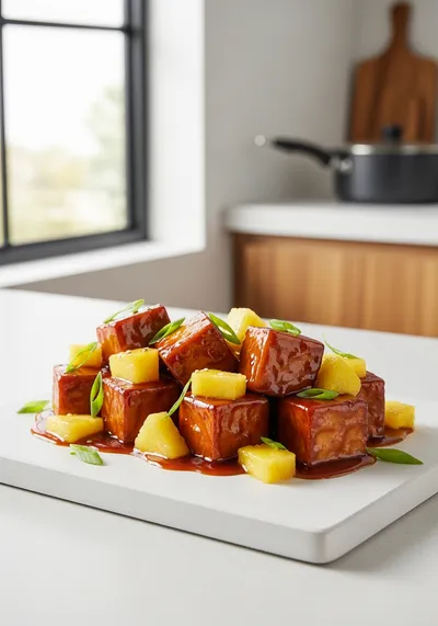 Pineapple Teriyaki Tofu – Sweet Vegan Delight