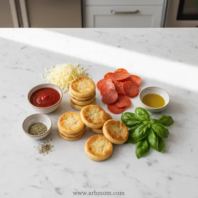 Pizza Cupcakes: Fun Kid‑Friendly Snack - ingredients preparation