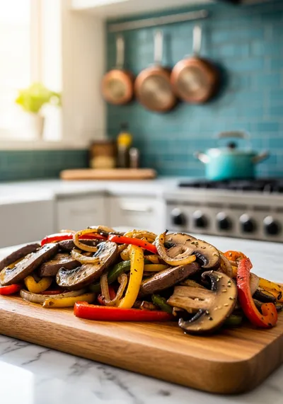 Portobello Vegan Fajitas – Healthy Quick Recipe