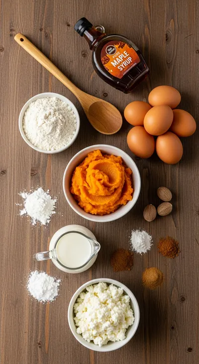 Pumpkin Cottage Cheese Pancakes - cooking process