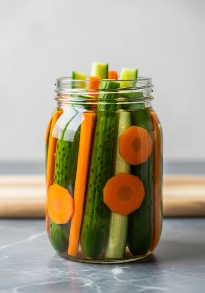 Quick and Easy Refrigerator Pickles