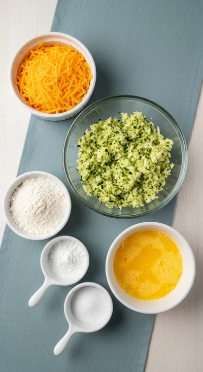 Quick Cheddar Zucchini Bread - cooking process
