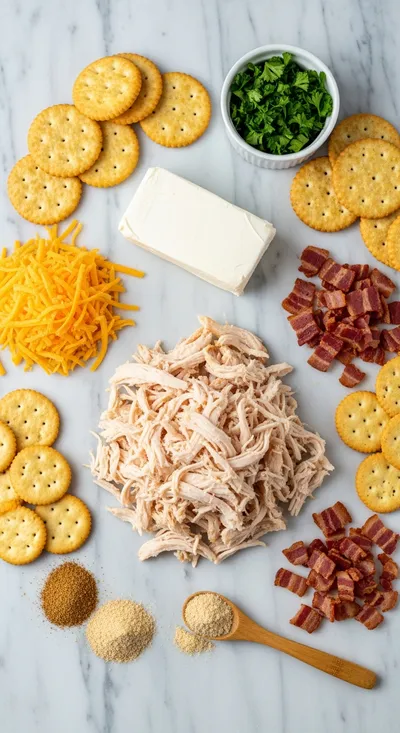 Ranch Crack Chicken Dip - cooking process
