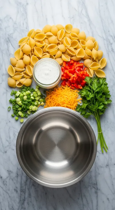 Ranch Pasta Salad – Quick & Easy - cooking process