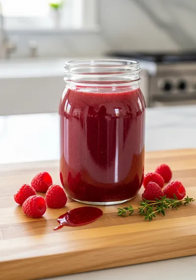 Raspberry Balsamic Vinaigrette – Quick Healthy Dressing