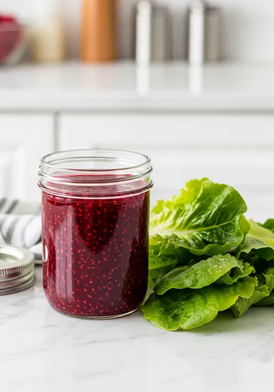 Raspberry Balsamic Vinaigrette Salad Dressing