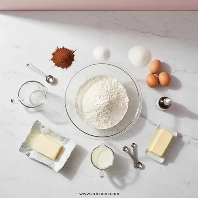 Red Velvet Cake - cooking process