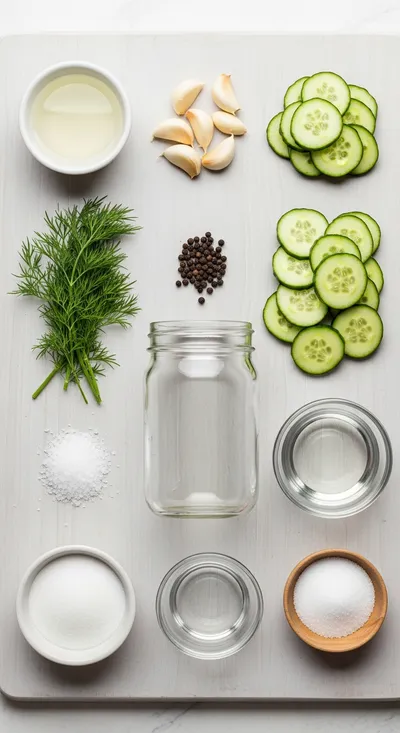 Quick Refrigerator Pickles – Easy Pickle Recipe - cooking process