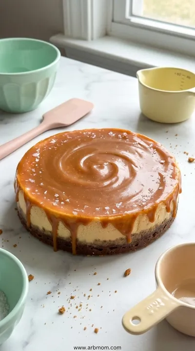 Salted Caramel Cheesecake – Easy Dessert Recipe