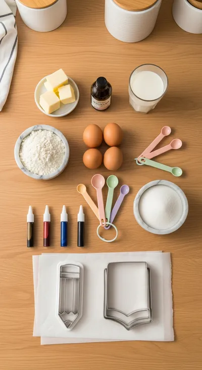 School-Themed Cookies - cooking process