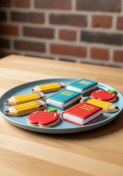 School-Themed Cookies