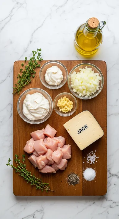 Smothered Chicken With Jack Cheese - cooking process