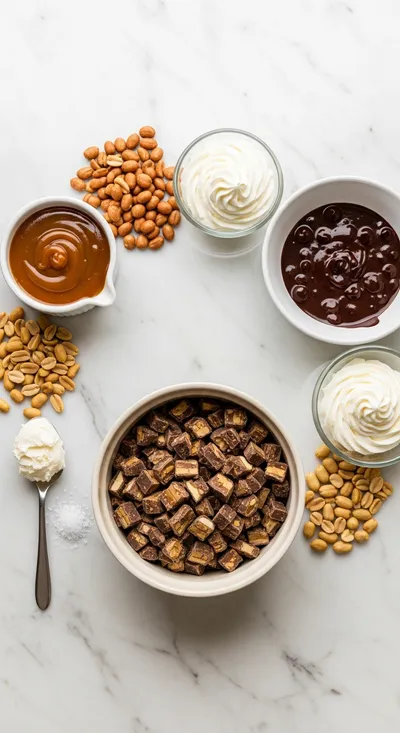 Snickers Salad Recipe – Quick & Easy Vegetarian Dessert - cooking process