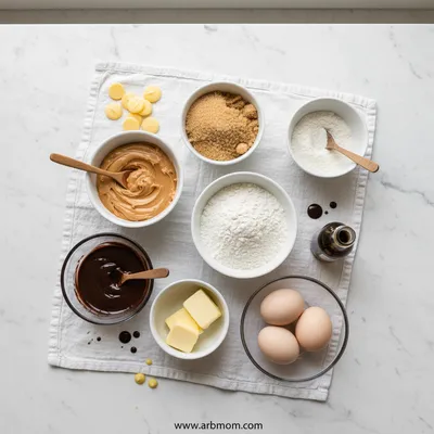 Soft Peanut Butter Thumbprint Cookies - cooking process