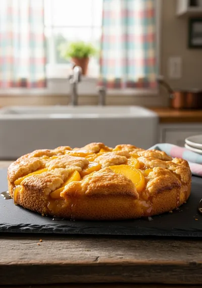 Southern Peach Cobbler
