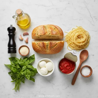 Spaghetti Garlic Bread Bowls – Easy Quick Dinner - cooking process