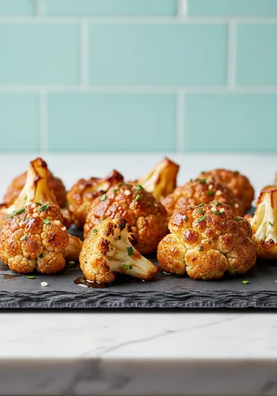 Sticky Honey Garlic Cauliflower