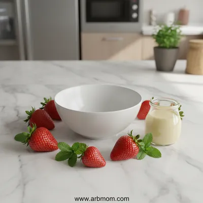 Strawberries with Condensed Milk Recipe - cooking process
