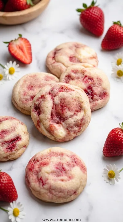 Strawberry Cheesecake Cookies – Soft Jammy Treat
