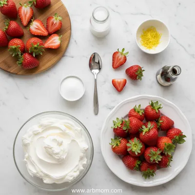 Strawberry Mousse - cooking process
