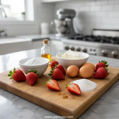 Strawberry Mousse – Light, Whipped Dessert - cooking process