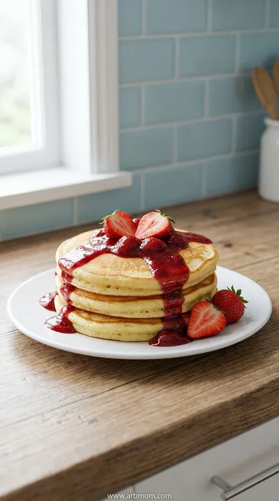 Easy Strawberry Pancakes in 30 Minutes