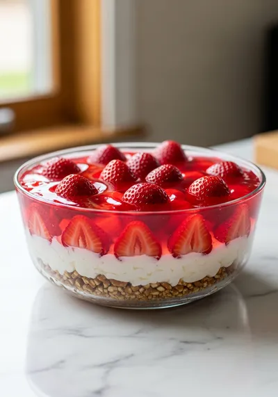 Strawberry Pretzel Jello Salad