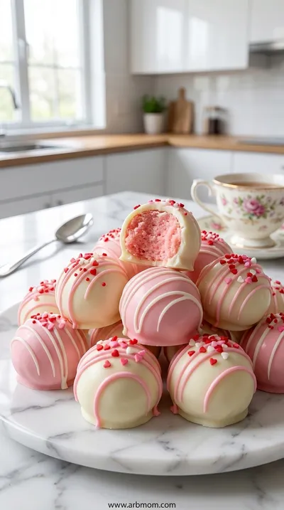 Strawberry Shortcake Truffles – Sweet Gift Idea