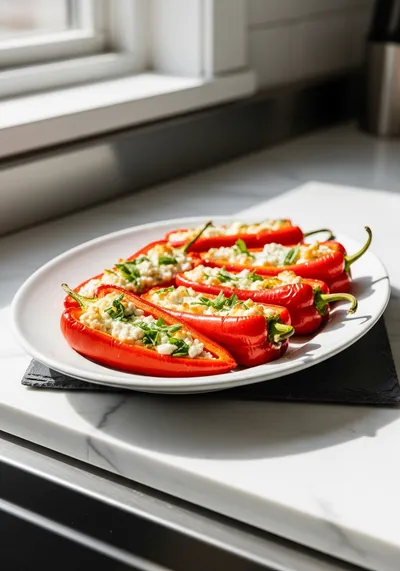 Stuffed Banana Peppers – Gluten‑Free Low‑Carb Recipe