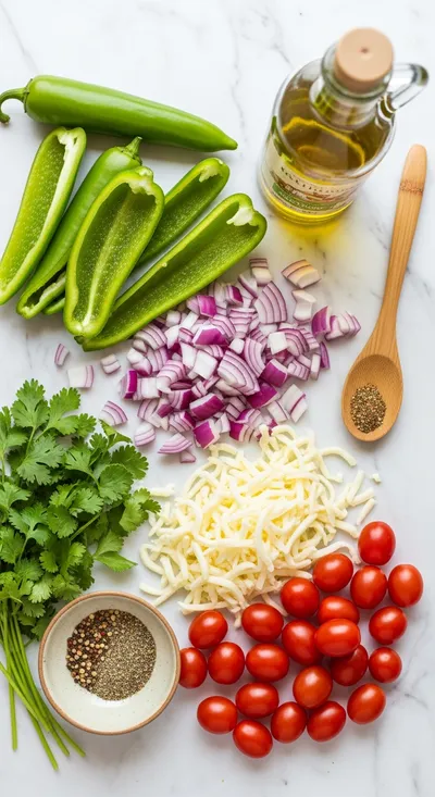 Stuffed Banana Peppers – Easy Healthy Snack - cooking process