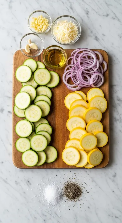 Summer Zucchini and Squash Casserole - cooking process